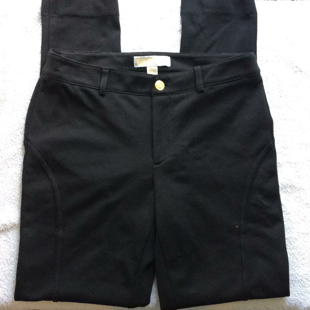 Michael Kors Black panel leggings